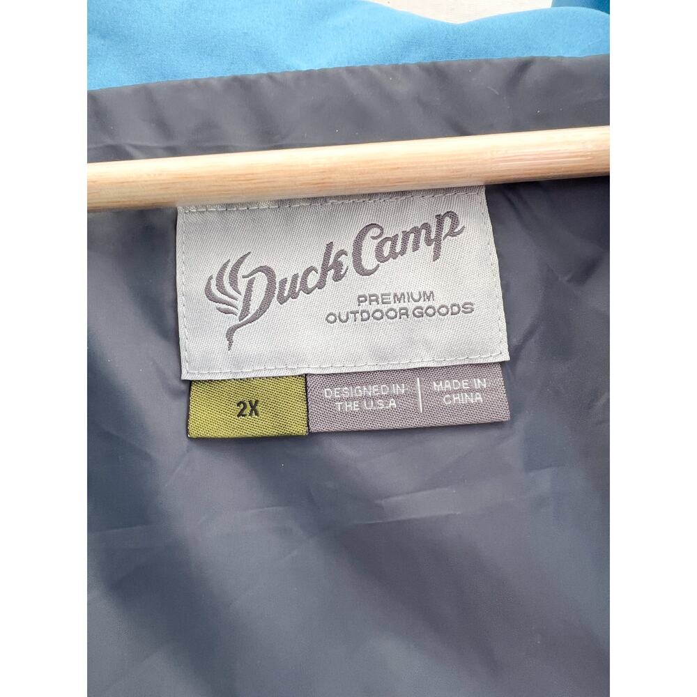 DUCK Camp Men's Deck Jacket Charter Blue 2X Men's Hunting Fishing Outdoor Jacket - Picture 3 of 10